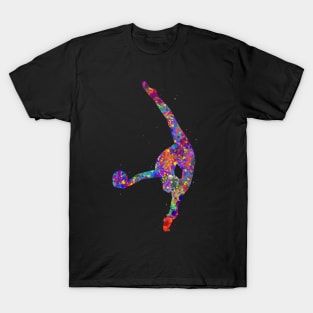 Rhythmic gymnastics ball watercolor art T-Shirt